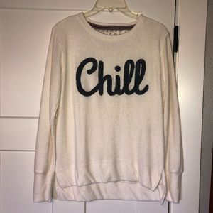 “chill” pajama shirt